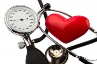 Blood-pressure-meter-and-heart